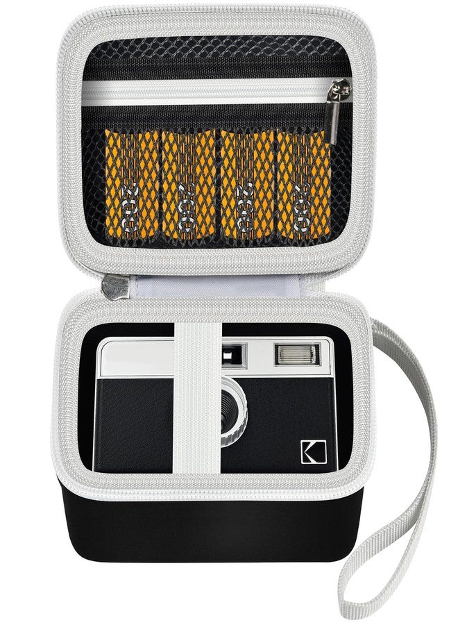 Grapsa Digital Camera Case Compatible with KODAK EKTAR H35 H35N Half Frame Film Camera, Storage Holder Organizer for Kodak Ultra F9 M35 M38 Paper Shoot kamera, 35mm Film Rolls (Box Only) - Black - Image 1
